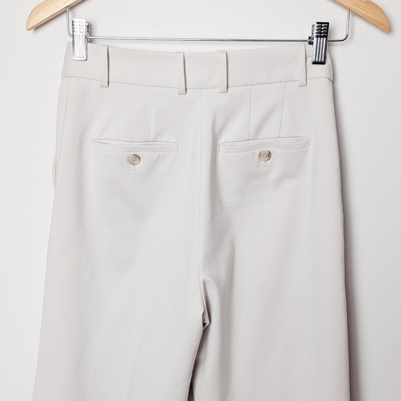 BABATON Agency Pant Crop Pleated Trouser Straight Leg Matte Pearl Straight Leg - Picture 11 of 15